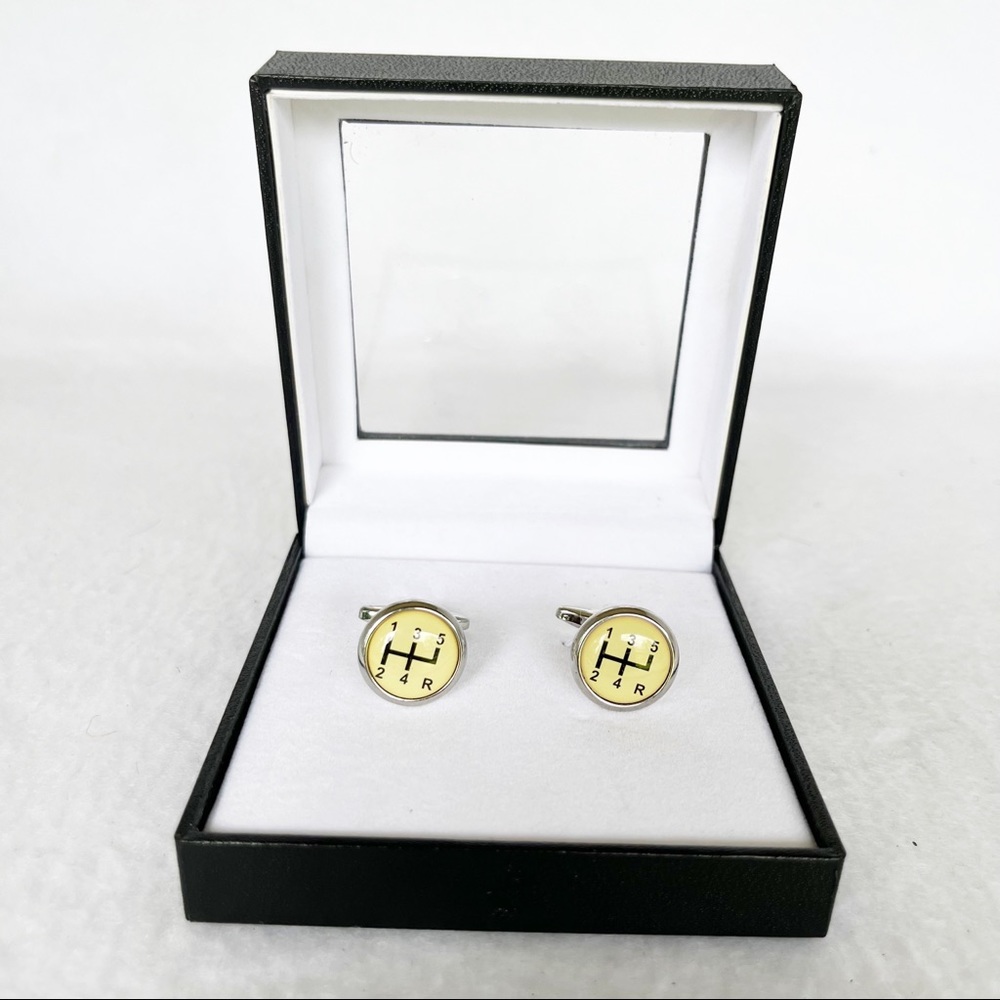 Nib Stick Shift Cuff Men''S Cufflinks - image 1